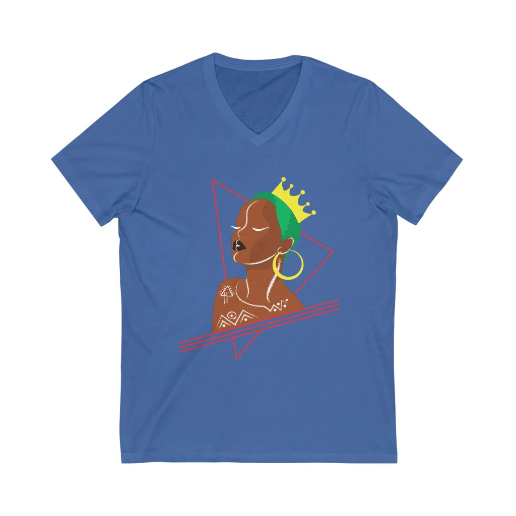 Black Queen with Lime Green Hair Tshirt