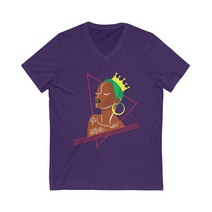 Black Queen with Lime Green Hair Tshirt