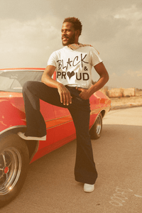 Black & Proud T-Shirt, Summer White