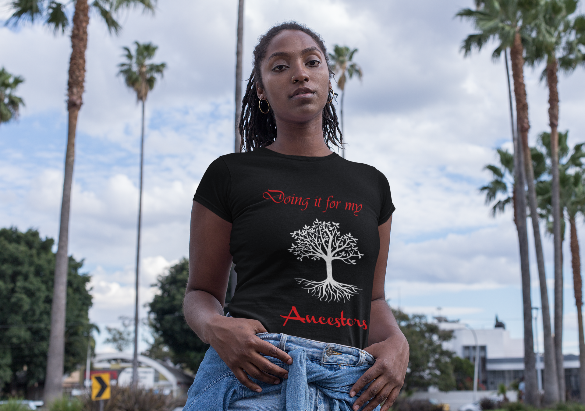 Limited Edition Doing It For My Ancestors T-Shirt - Black Love Boutique