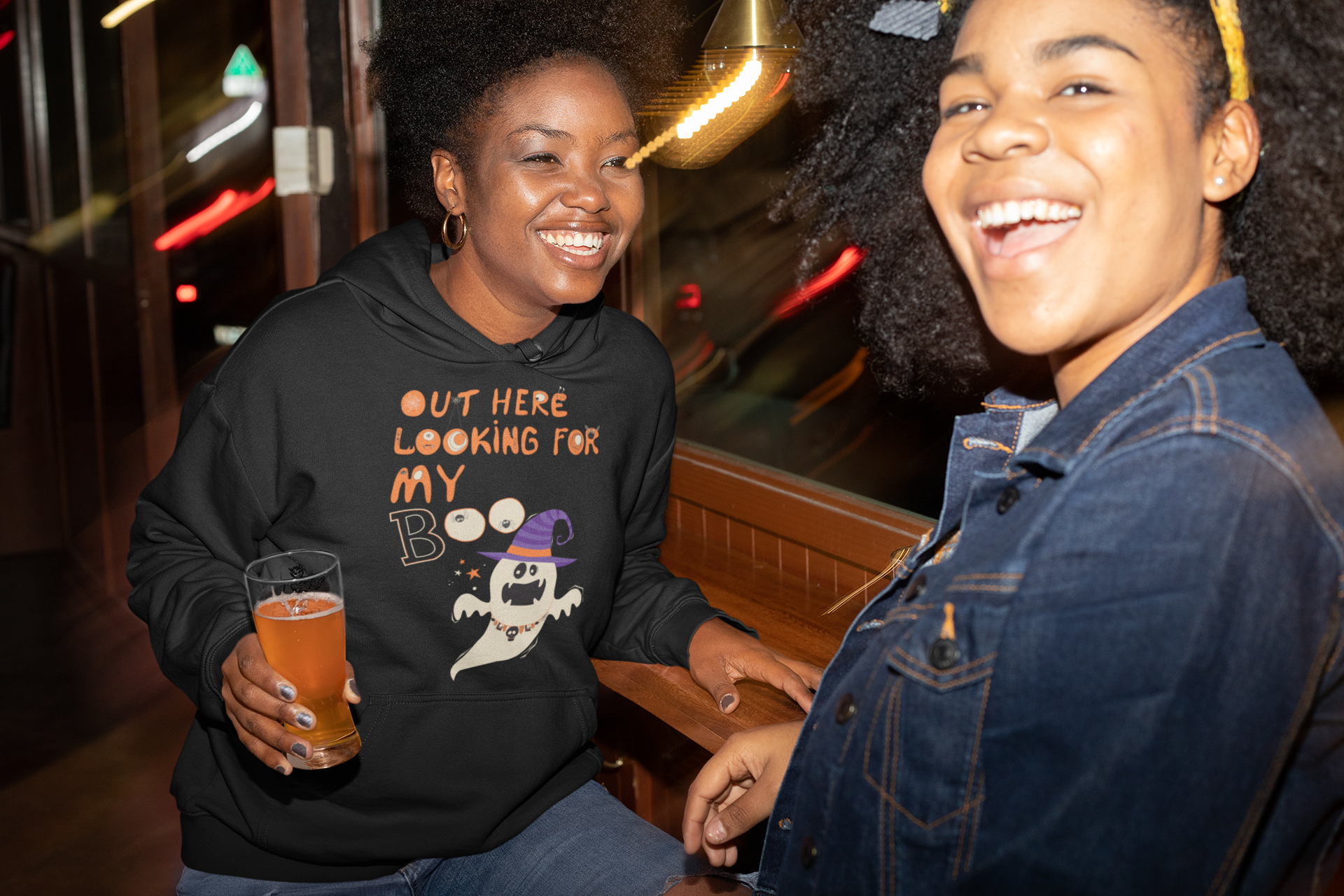 Limited Edition Out Here Looking For My Boo Hoodie - Black Love Boutique