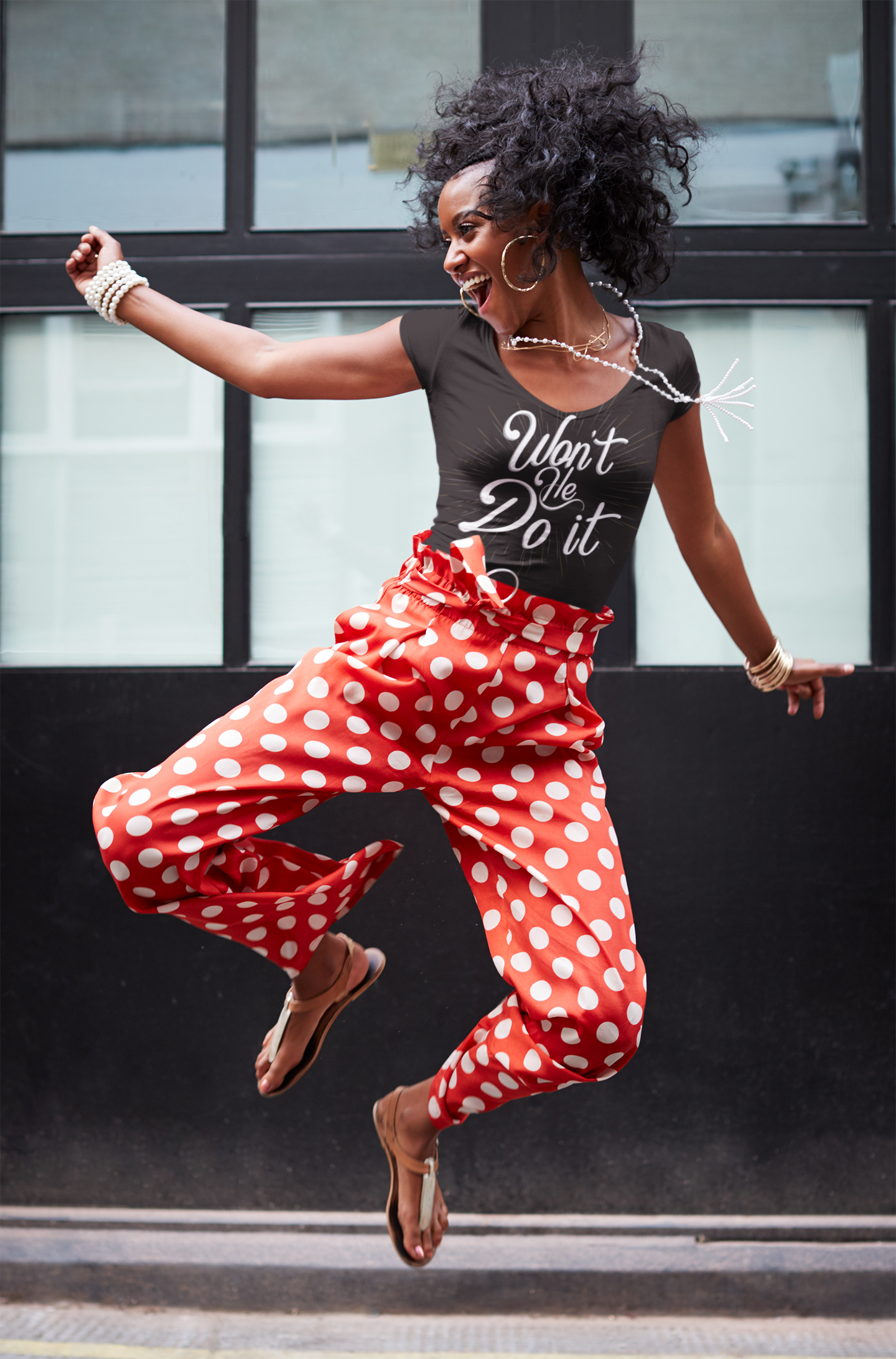 Limited Edition Won't He Do It T-Shirt - Black Love Boutique