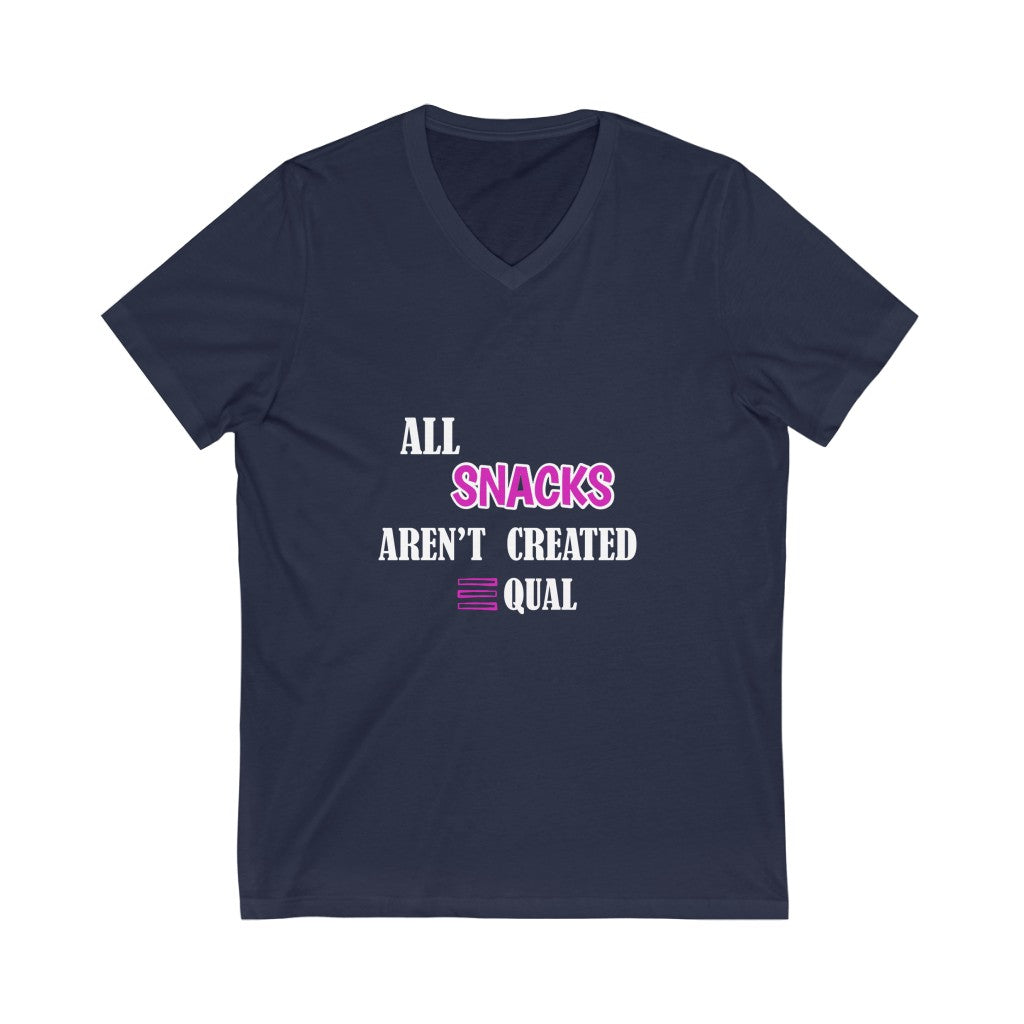 Snacks T-Shirt, V-Neck