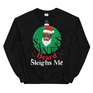 Black santa outlet sweater