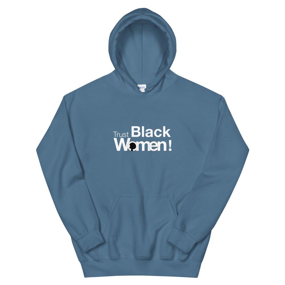 Limited Edition Trust Black Women Hoodie - Black Love Boutique