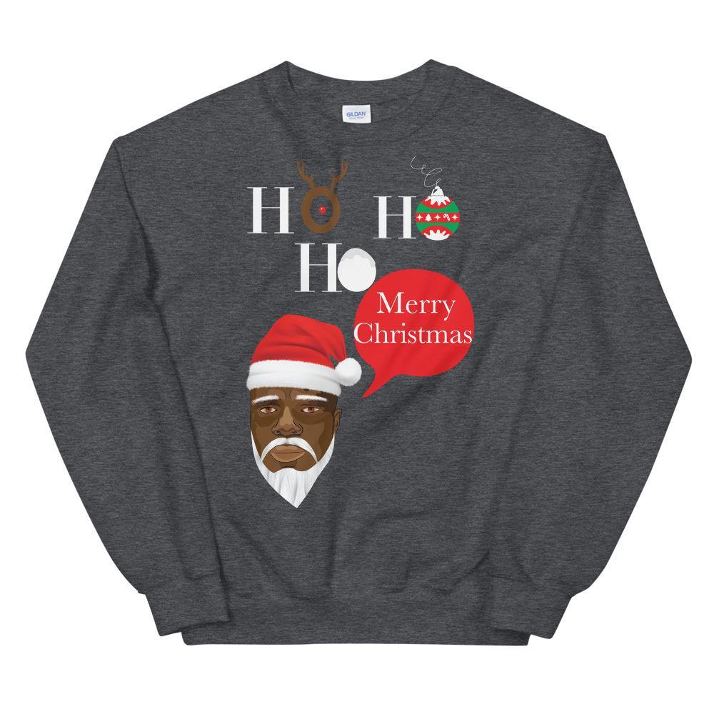 Sweatshirt, Merry | Black Christmas Black Christmas Santa Boutique Love