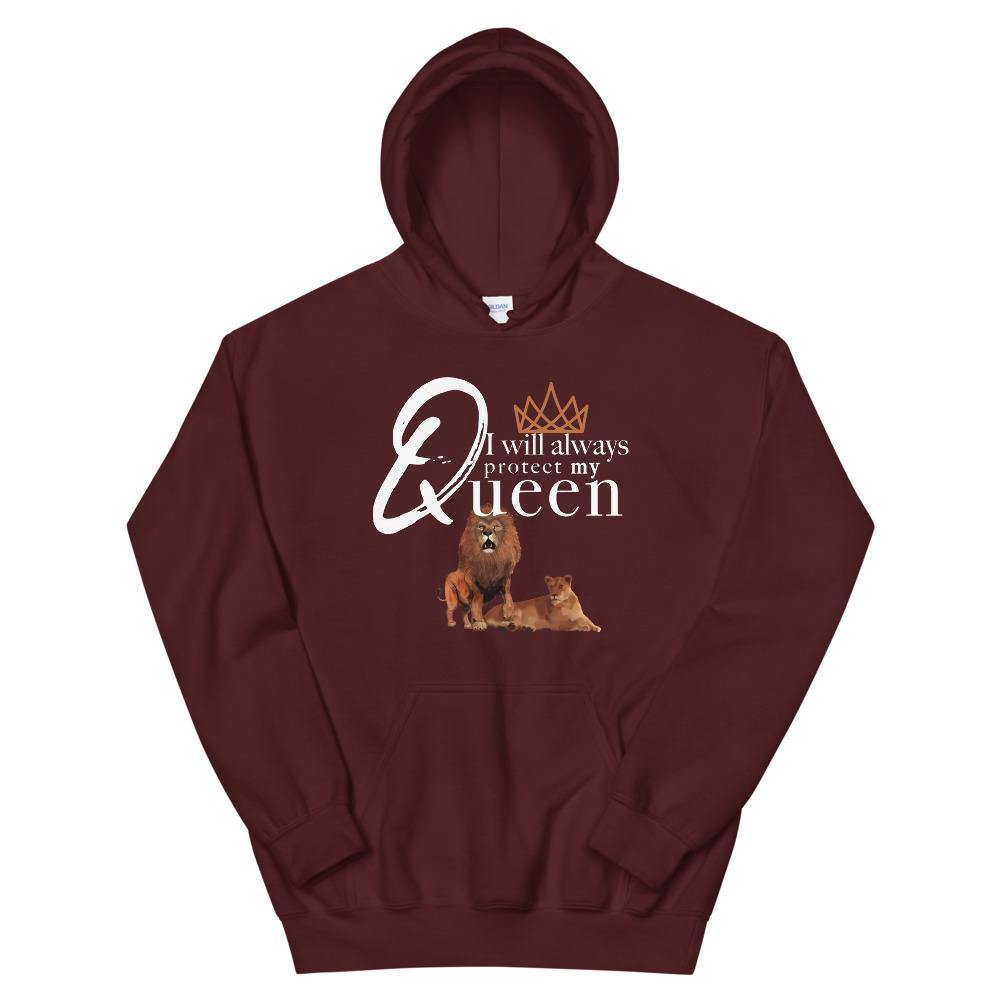 I Will Always Protect My Queen Hoodie Black Love Boutique