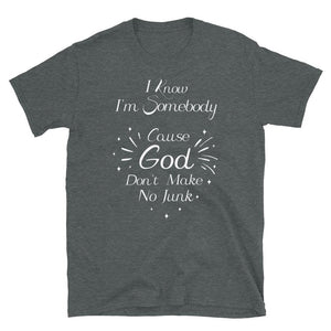 Limited Edition I Know I'm Somebody T-Shirt - Black Love Boutique