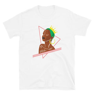 Black Queen With Green Hair Tshirt