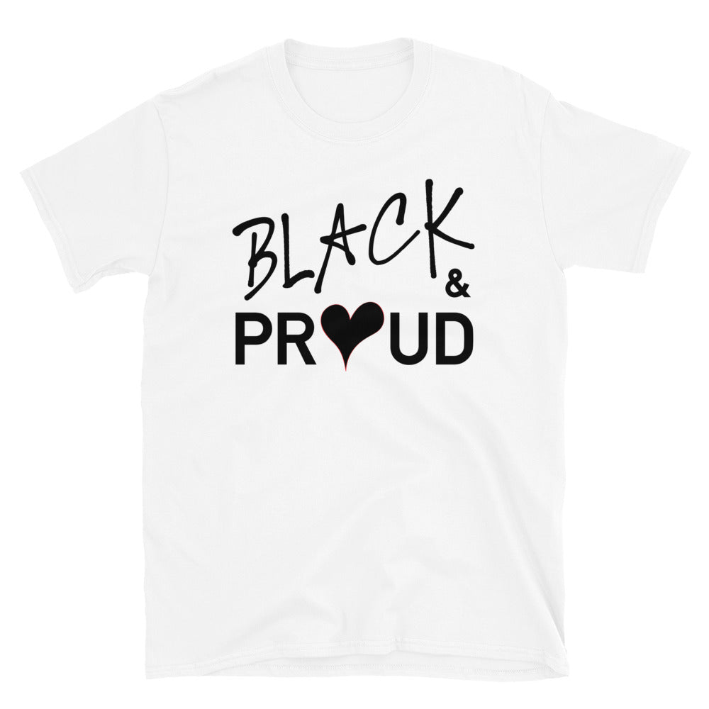 Black & Proud T-Shirt, Summer White