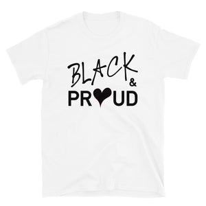 Black & Proud T-Shirt, Summer White