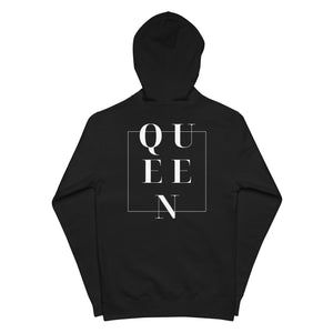Queen Fleece Zip Up Hoodie