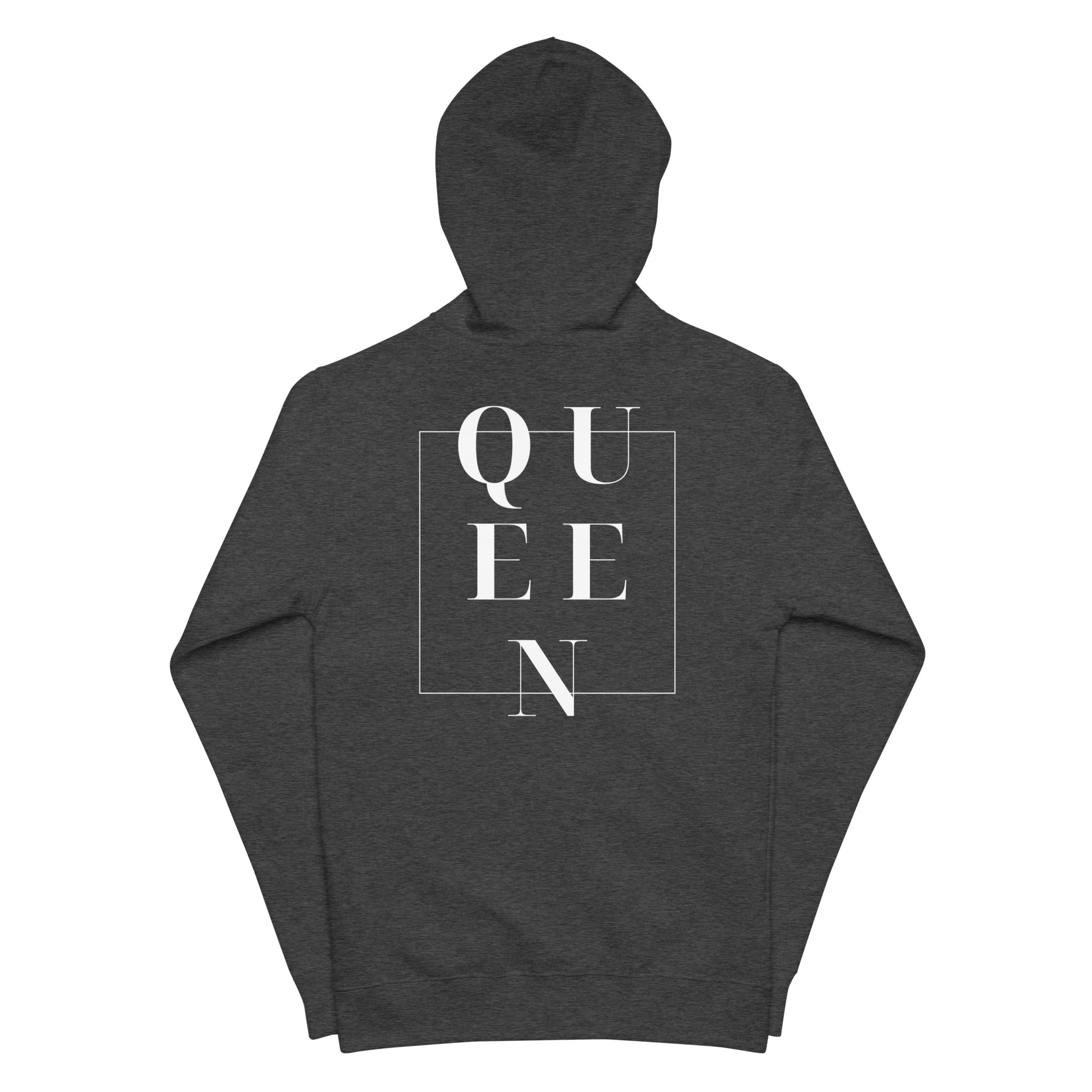 Queen Fleece Zip Up Hoodie